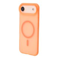 Силиконовый чехол SOFT MATT с поддержкой MagSafe для iPhone 17 AIR orange
