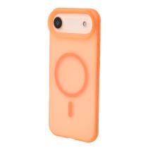Силіконовий чохол SOFT MATT з підтримкою MagSafe для iPhone 17 AIR orange
