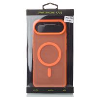 Силиконовый чехол SOFT MATT с поддержкой MagSafe для iPhone 17 AIR orange