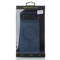 Силиконовый чехол SOFT MATT с поддержкой MagSafe для iPhone 17 AIR dark blue