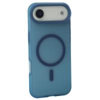 Силиконовый чехол SOFT MATT с поддержкой MagSafe для iPhone 17 AIR dark blue