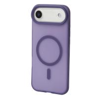 Силиконовый чехол SOFT MATT с поддержкой MagSafe для iPhone 17 AIR dark purple