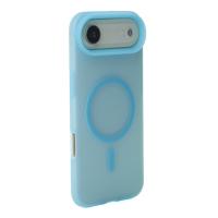 Силиконовый чехол SOFT MATT с поддержкой MagSafe для iPhone 17 AIR light blue