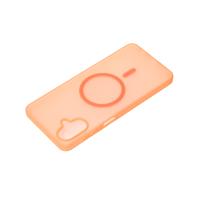 Силиконовый чехол SOFT MATT с поддержкой MagSafe для Samsung A07 orange