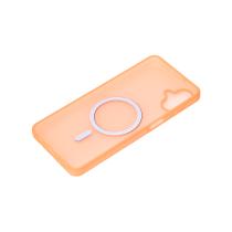 Силіконовий чохол SOFT MATT з підтримкою MagSafe для Samsung A07 orange