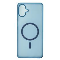 Силіконовий чохол SOFT MATT з підтримкою MagSafe для Samsung A07 dark blue