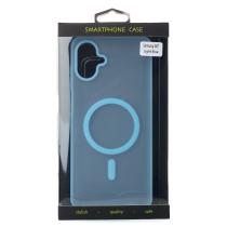 Силіконовий чохол SOFT MATT з підтримкою MagSafe для Samsung A07 light blue
