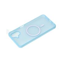 Силіконовий чохол SOFT MATT з підтримкою MagSafe для Samsung A07 light blue