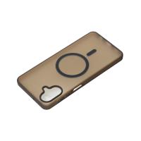 Силиконовый чехол SOFT MATTE с поддержкой MagSafe для Samsung A07 black