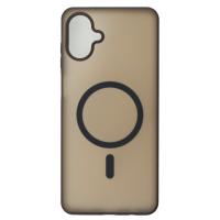 Силиконовый чехол SOFT MATTE с поддержкой MagSafe для Samsung A07 black
