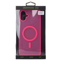 Силіконовий чохол SOFT MATT з підтримкою MagSafe для Samsung A07 rose red