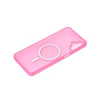 Силиконовый чехол SOFT MATT с поддержкой MagSafe для Samsung A07 rose red