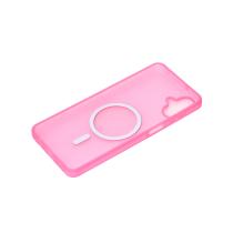 Силіконовий чохол SOFT MATT з підтримкою MagSafe для Samsung A07 rose red
