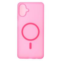 Силиконовый чехол SOFT MATT с поддержкой MagSafe для Samsung A07 rose red