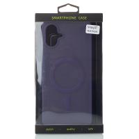 Силиконовый чехол SOFT MATT с поддержкой MagSafe для Samsung A07 dark purple