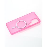 Силиконовый чехол SOFT MATT с поддержкой MagSafe для Samsung S25 Ultra rose red