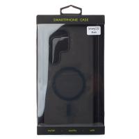 Силиконовый чехол SOFT MATT с поддержкой MagSafe для Samsung S25 Ultra black
