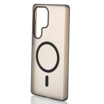 Силіконовий чохол SOFT MATT з підтримкою MagSafe для Samsung S25 Ultra black