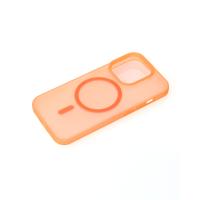 Силиконовый чехол SOFT MATT с поддержкой MagSafe для iPhone 13 Pro orange