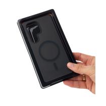 Силіконовий чохол SOFT MATT з підтримкою MagSafe для Samsung S24 Ultra black