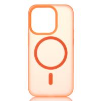 Силиконовый чехол SOFT MATT с поддержкой MagSafe для iPhone 13 Pro orange