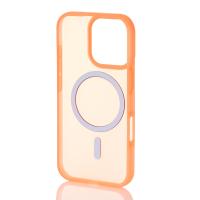 Силиконовый чехол SOFT MATT с поддержкой MagSafe для iPhone 16 Pro orange