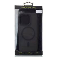 Силиконовый чехол SOFT MATT с поддержкой MagSafe для iPhone 16 Pro Max black