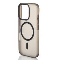 Силиконовый чехол SOFT MATT с поддержкой MagSafe для iPhone 16 Pro Max black