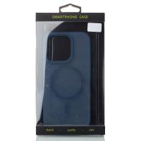 Силиконовый чехол SOFT MATT с поддержкой MagSafe для iPhone 16 Pro Max dark blue