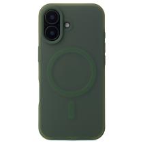 Силиконовый чехол SOFT MATTE с поддержкой MagSafe для iPhone 17 saga green