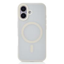Силіконовий чохол SOFT MATT з підтримкою MagSafe для iPhone 17 antique white