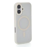 Силиконовый чехол SOFT MATT с поддержкой MagSafe для iPhone 17 antique white