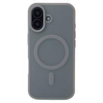 Силиконовый чехол SOFT MATTE с поддержкой MagSafe для iPhone 17 grey
