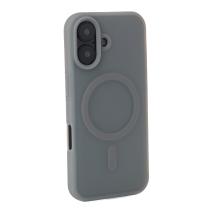 Силиконовый чехол SOFT MATTE с поддержкой MagSafe для iPhone 17 grey