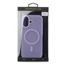 Силиконовый чехол SOFT MATTE с поддержкой MagSafe для iPhone 17 pale purple