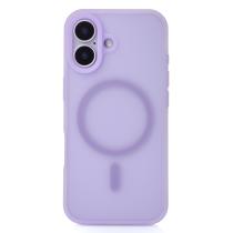 Силиконовый чехол SOFT MATTE с поддержкой MagSafe для iPhone 17 pale purple