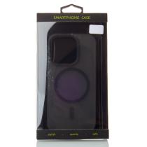 Силиконовый чехол SOFT MATTE с поддержкой MagSafe для iPhone 15 black