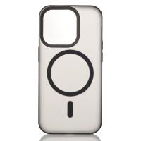 Силиконовый чехол SOFT MATT с поддержкой MagSafe для iPhone 15 black