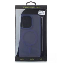 Силиконовый чехол SOFT MATT с поддержкой MagSafe для iPhone 14 Pro dark purple