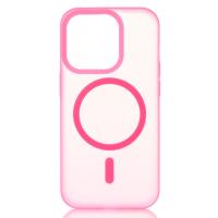 Силиконовый чехол SOFT MATT с поддержкой MagSafe для iPhone 12/12 Pro rose red