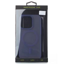 Силиконовый чехол SOFT MATT с поддержкой MagSafe для iPhone 13/14 dark purple