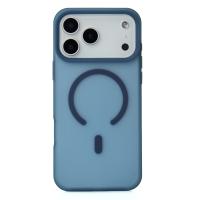 Силиконовый чехол SOFT MATTE с поддержкой MagSafe для iPhone 18 Pro Max dark blue