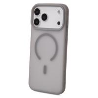Силиконовый чехол SOFT MATTE с поддержкой MagSafe для iPhone 18 Pro grey