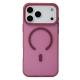 Силіконовий чохол SOFT MATTE з підтримкою MagSafe для iPhone 18 Pro Max cherry red