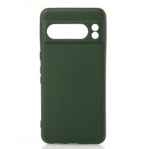 Силіконовий чохол SOFT Silicone Case для телефону Google Pixel 8 Pro (без лого) темно-зелений