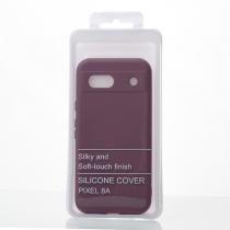 Силіконовий чохол SOFT Silicone Case для телефону Google Pixel 8A (без лого) темно-зелений