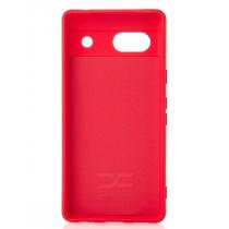 Силіконовий чохол SOFT Silicone Case для телефону Google Pixel 7A (без лого) червоний
