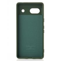 Силиконовый чехол SOFT Silicone Case для Google Pixel 7A (без лого) темно-зеленый