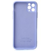 Силиконовый чехол SOFT Silicone Case для iPhone 11 Pro Max (с лого) фиалковый