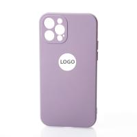 Силиконовый чехол SOFT Silicone Case для iPhone 12 Pro (с лого) глициния